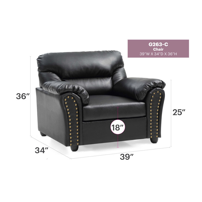 Chaise d'appoint moderne pour tout espace