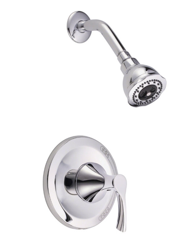 Robinet de douche thermostatique volume Antioch, Chrome