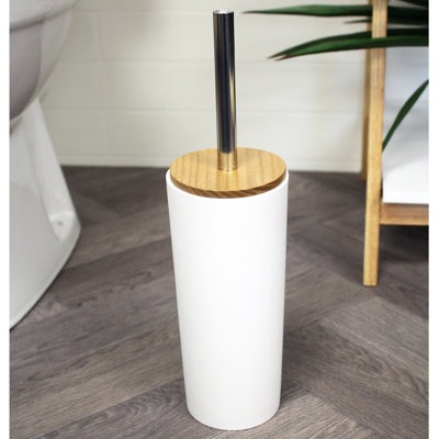 Richae Black Toilet Brush & Holder
