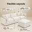 Canapé modulaire en L avec repose-pieds mobile CloudHaven-1522320821