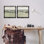 Ensemble de 2 toiles flottantes Traditional Distant Farmhouse Field par Victoria Borges