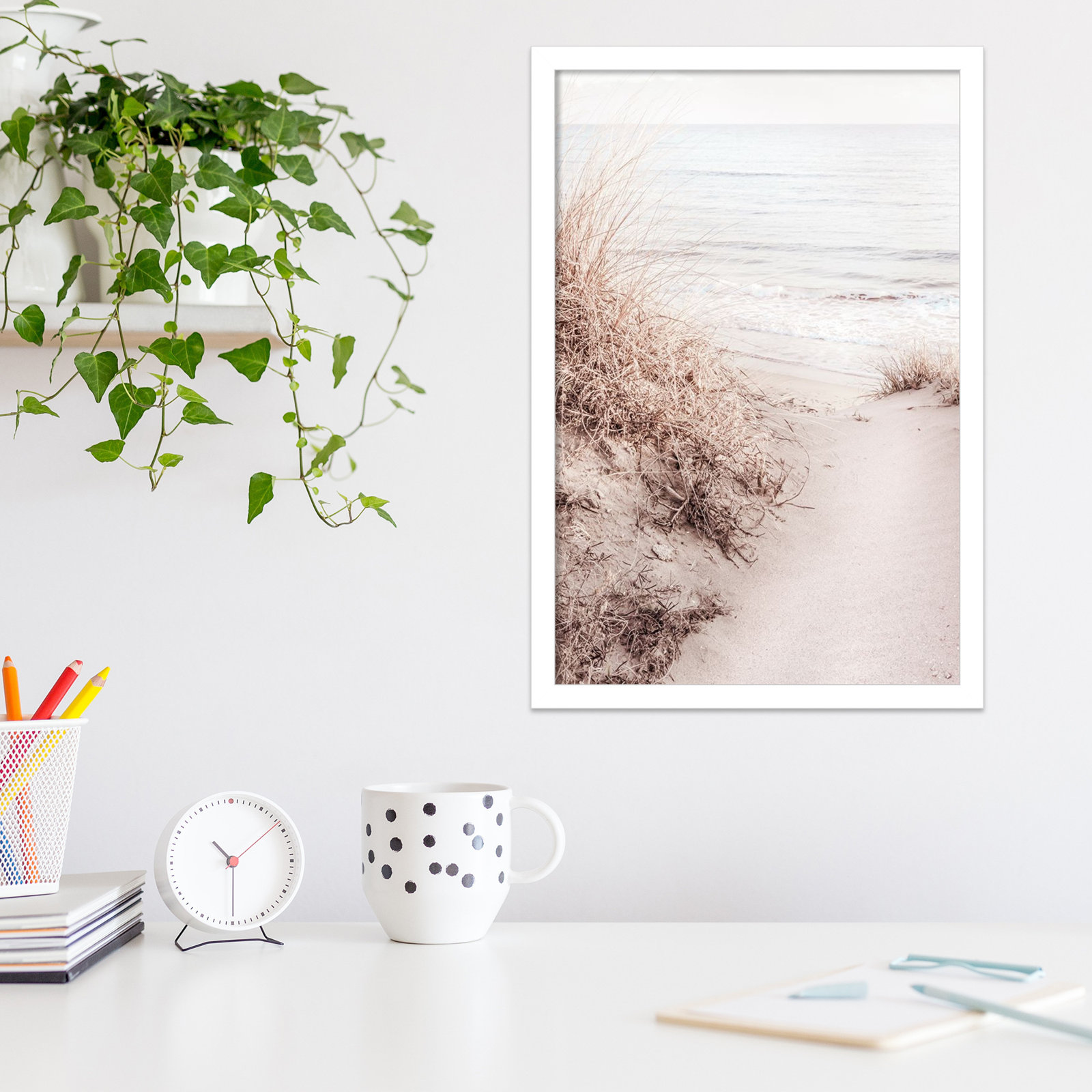 Beach by 1x Studio III, White, 15" W x 21" H