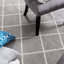 Tapis géométrique gris Lindell-32002277