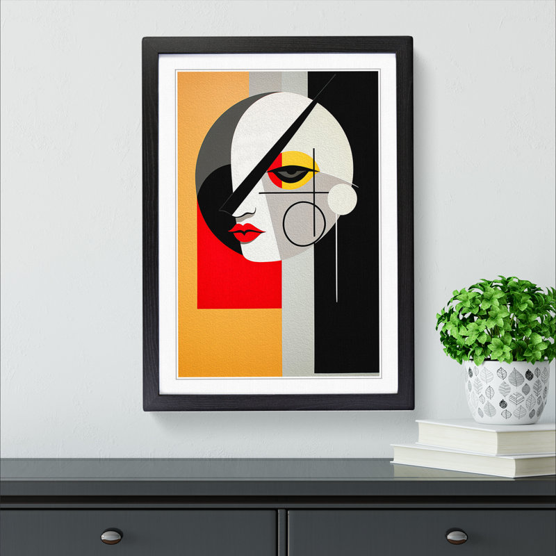 Pablo Picasso Minimalism - Framed Print, Black Framed, 34cm H x 25cm W x 2cm D