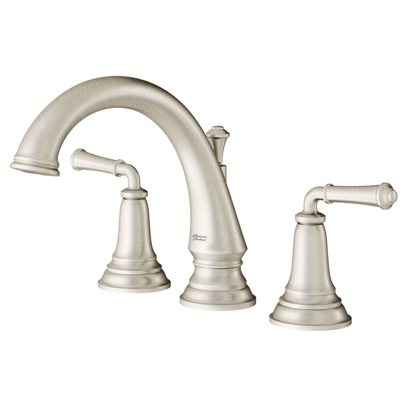 Delancey 2 Handle Deck Roman Tub Faucet, Without Shower, Brushed Nickel
