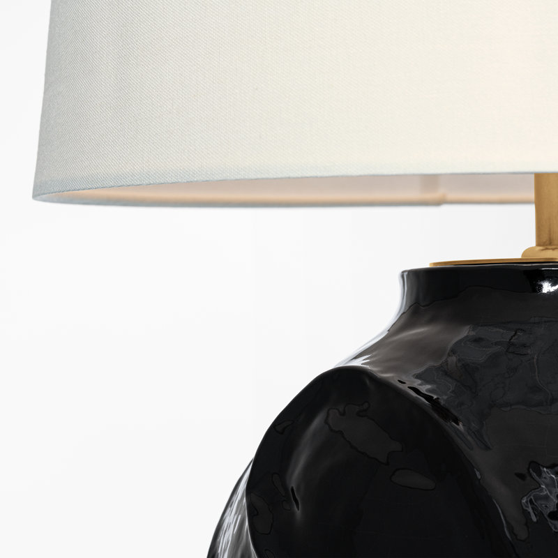Idalia Table Lamp, Raven Black
