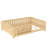Full bed with built-in bookshelf and high-quality safety guardrail,Light Natural-701980644-701980646
