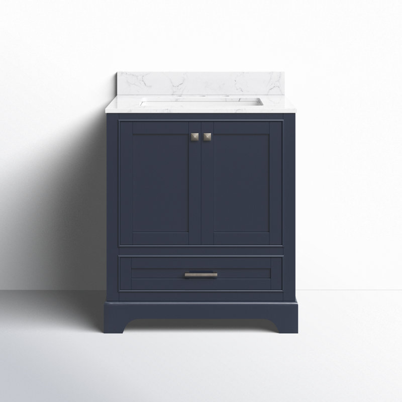 Ensemble de meuble-lavabo simple 30 po Aurilla, Marine