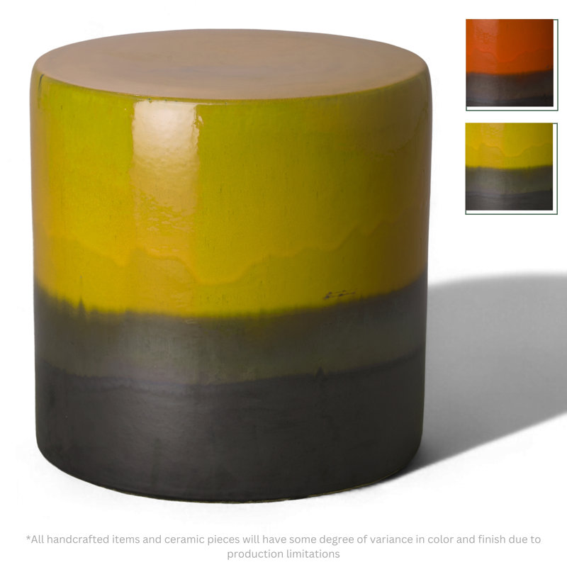 Garden Stool, Mustard Yellow