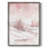 Blush Winter Framed Print - Solid Wood