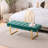 Laytona 46.5"W Tufted Bedroom Bench Entryway Bench with Metal Legs-2086009417-2086009422