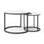 Ensemble de 2 pièces de table basse Nesting
