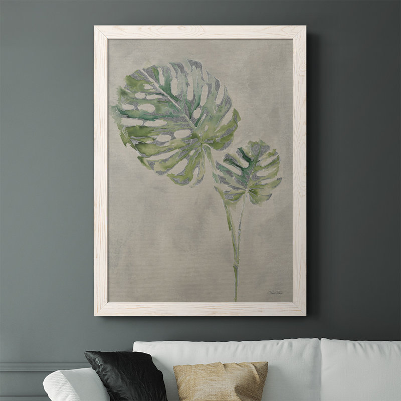 Kristian Fresh déplie III - peinture sur toile à cadre unique, H 37,5 po x l 27,5 po x P 1 po, Blanc