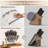 16 Pcs Kitchen Knife Set, Stainless Steel, Rust Resistant