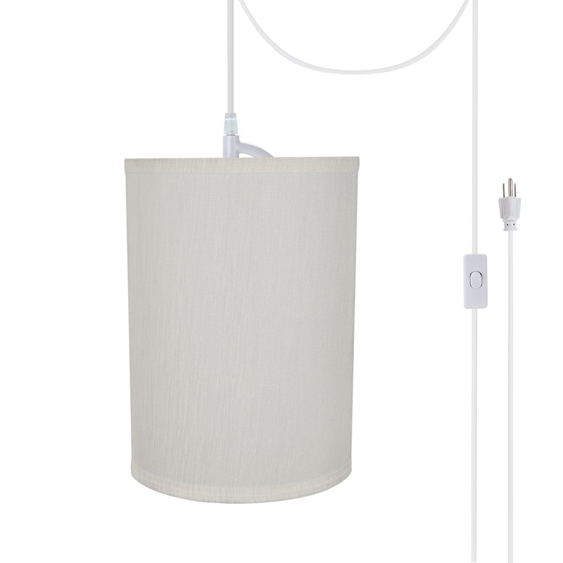 1 - Light White Single Pendant, Gray