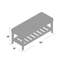 Banc ACME Charla, gris et chêne-33419829-114882502
