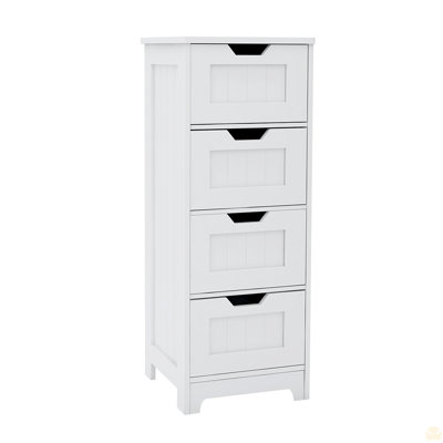 Freestanding Storage Cabinet With 4 Drawers