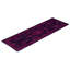 Overdyed Hand-Knotted Wool Modern-Contemporary Purple Runner 2' 0" x 6' 2"