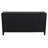 Grandos 4-door Sideboard In Transitional  Graphite Black On Reclaimed Solid Wood