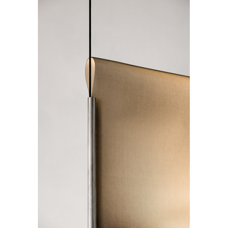 Nebra Pendant, Inox, 11.8" H x 47.2" W x 1.2" D