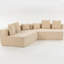 Canapé modulaire surdimensionné surdimensionné en tissu Teddy-305570392