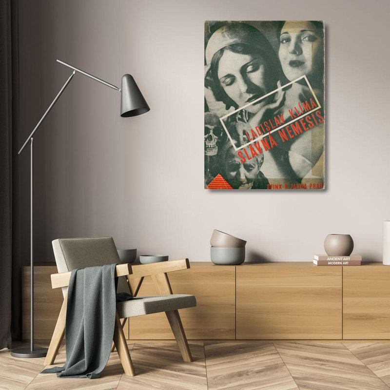"Ladislav Klim" par Jindrich Styrsky - Art sur toile tendue avec châssis, H 24 po x l 17 po