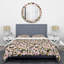  Ensemble de housse de couette en microfibre brune moderne et contemporaine-40701928