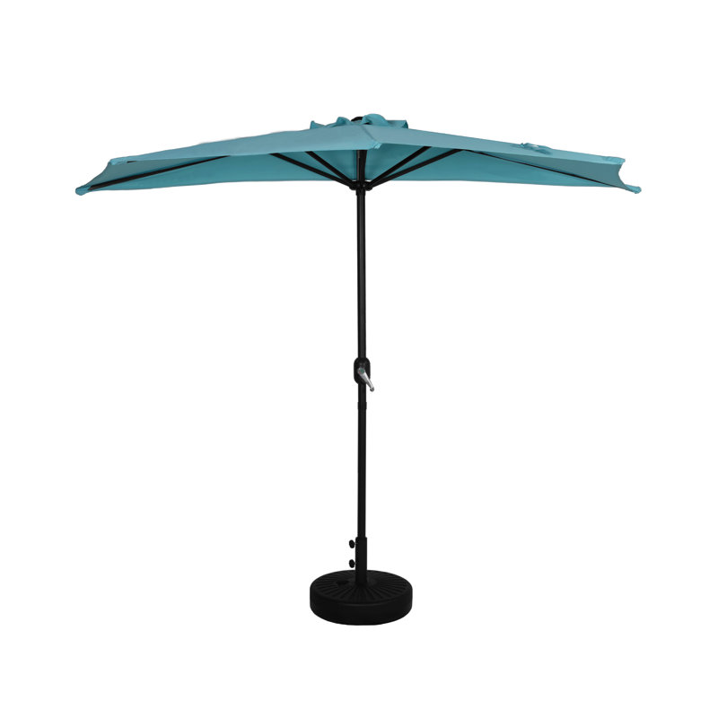 Parasol de marché 9 pi Nicholls, Turquoise