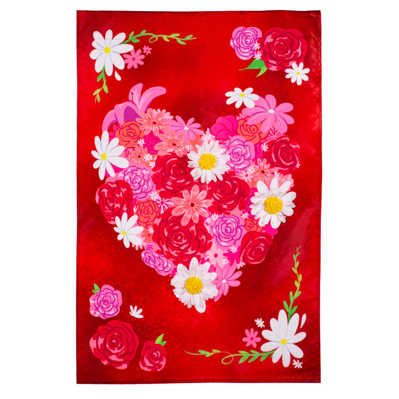 Drapeau de maison Heart A Flutter