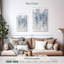 Bleu cascade Avery avec argent-108521773