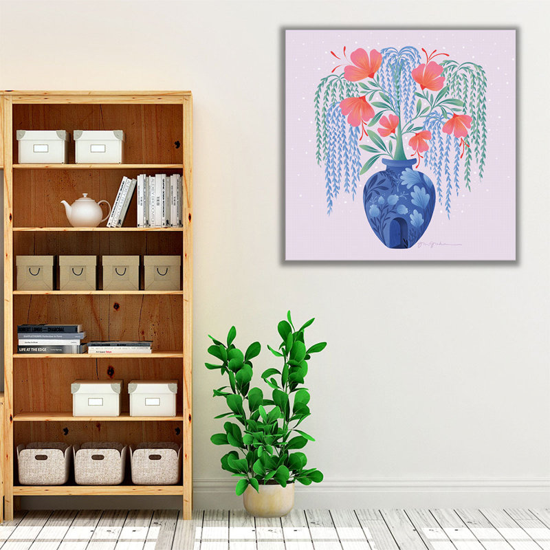 «Whimsical Arrangement», reproduction d'art sur toile, H 12 po x l 12 po