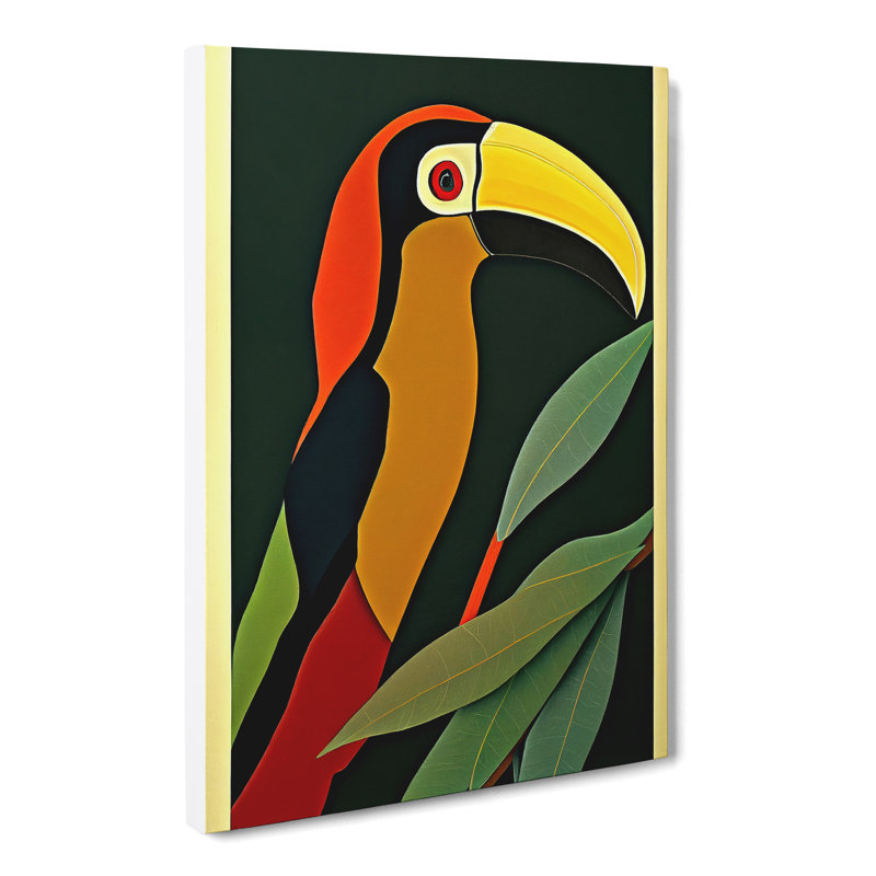 Toucan Abstract Vol.1 - Wrapped Canvas, 76cm H x 50cm W x 3cm D