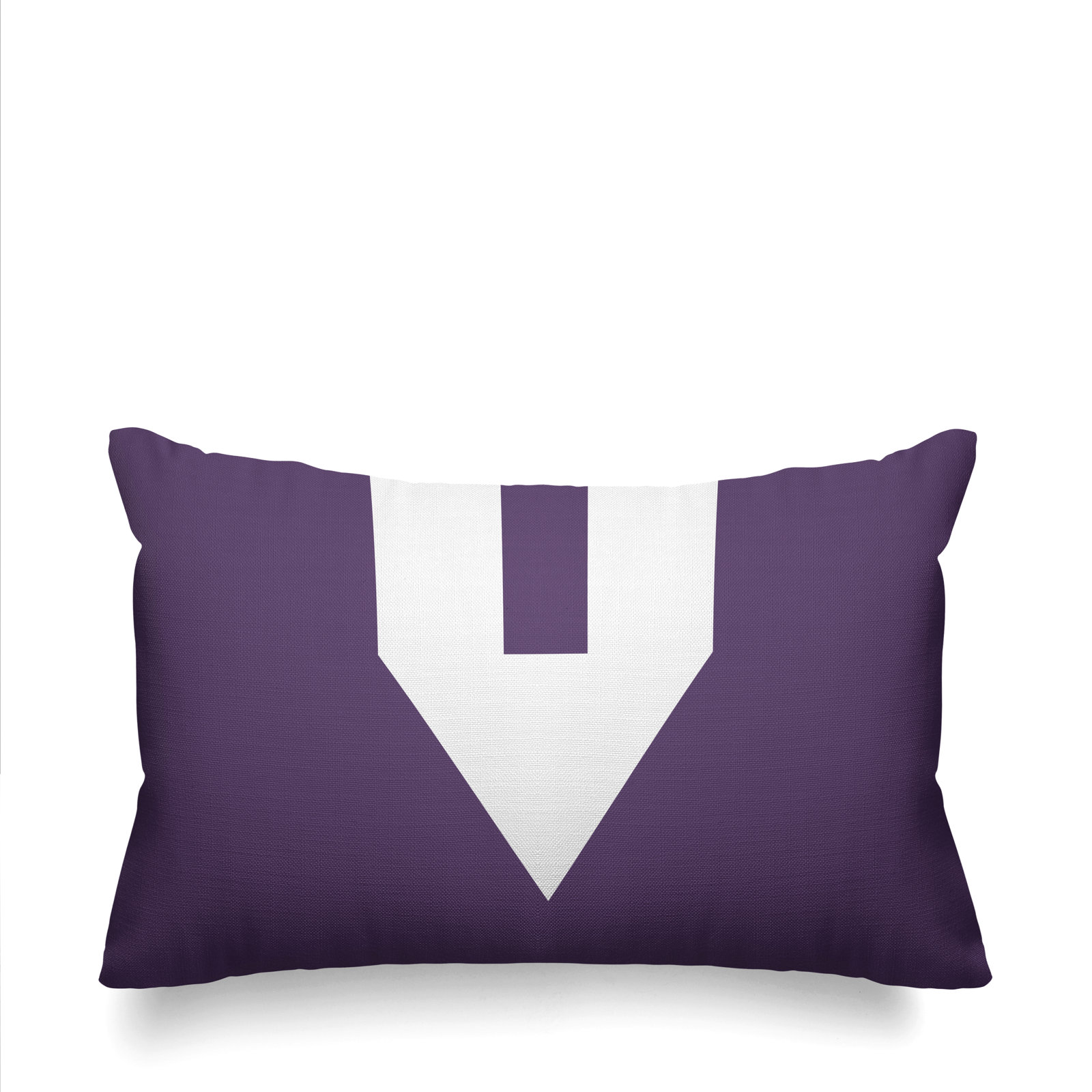 Luella Geometric Indoor/Outdoor Lumbar Throw Pillow, Purple