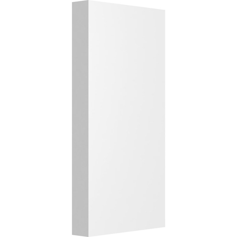 5"W x 10"H x 1"P Standard Foster Plinth Block with Square Edge, 10" H x 5" W x 1" D