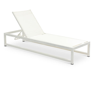 79" Long Reclining Single Chaise with Cushions