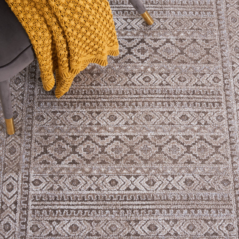 Gracie-Lou Performance Southwestern Rug, Round 6'7"