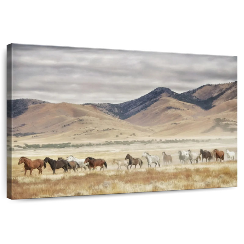 Alvord Horse Run II, 8" H x 12" W