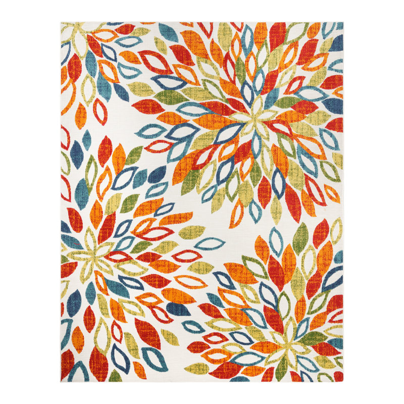 Tapis tissé à plat géométrique Gilbart Zadar, Rectangle 6 pi 6 po x 9 pi 6 po