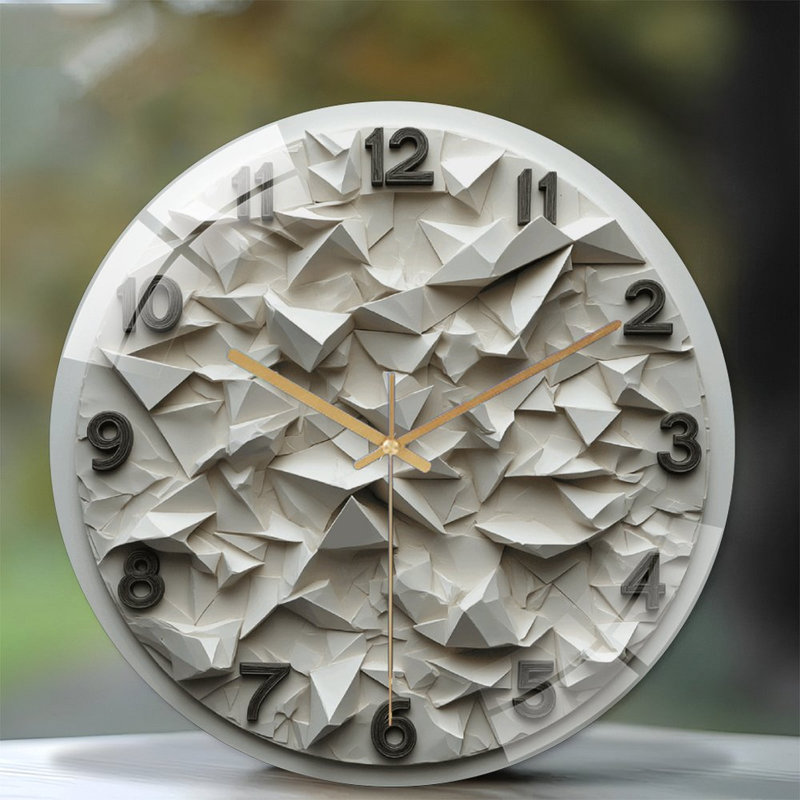 Horloge murale moderne 2D