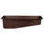 28" Rectangle Hammered Copper Slanted Bar/Prep Sink with 3.5" Drain Opening