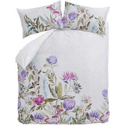 Satin Natural Modern Modern Duvet Cover Set