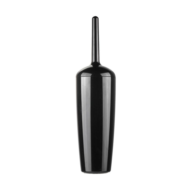 Toilet Brush & Holder - Black, Black