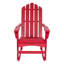 Ensemble de chaise berçante et table en bois Bremment Adirondack-91436986