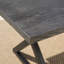 Outdoor Aluminum Dining Bench with Steel Frame