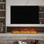 Foyer électrique encastrable 31,50 "avec flamme simulée à brume atomisée 3D et humidificateur intégré-1149528726