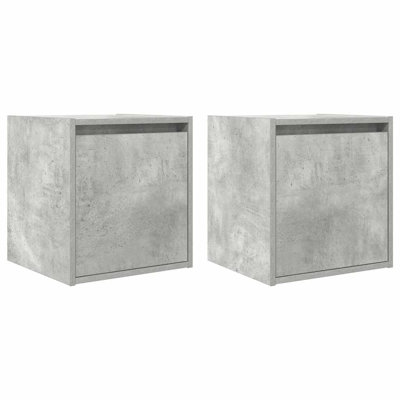 Wall-Mounted Bedside Cabinet 38X34x40 Cm
