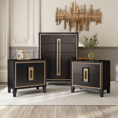 Diane 3-Piece Nightstands Set