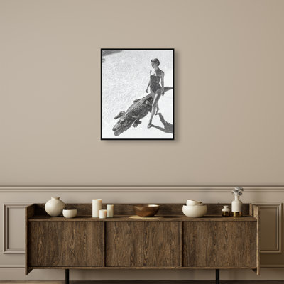 Reptilian Elegance II Print by Oliver Gal