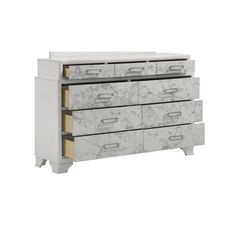 Novarayne Dresser White