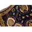 Hand-Knotted High-Quality Blue and Yellow Area Rug